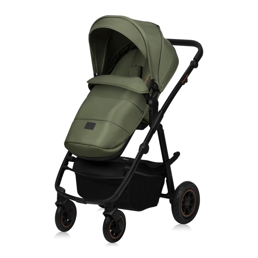 Lionelo - AMBER PLUS 2-in-1 Combo Stroller, Green Forest