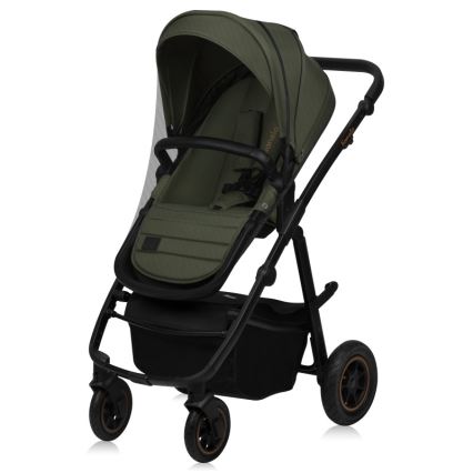 Lionelo - AMBER PLUS 2-in-1 Combo Stroller, Green Forest