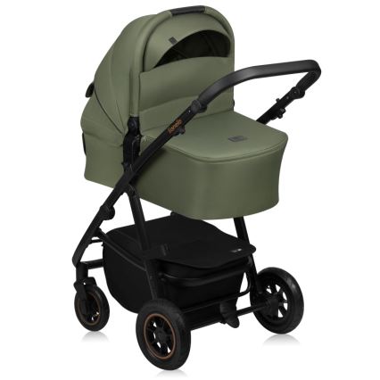 Lionelo - AMBER PLUS 2-in-1 Combo Stroller, Green Forest