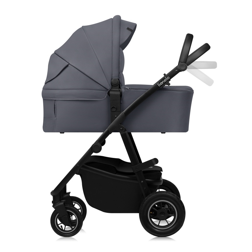 Lionelo - AMBER PLUS 2-in-1 Combo Stroller, Grey Graphite