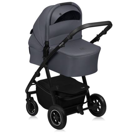 Lionelo - AMBER PLUS 2-in-1 Combo Stroller, Grey Graphite