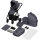 Lionelo - AMBER PLUS 2-in-1 Convertible Stroller Grey Graphite