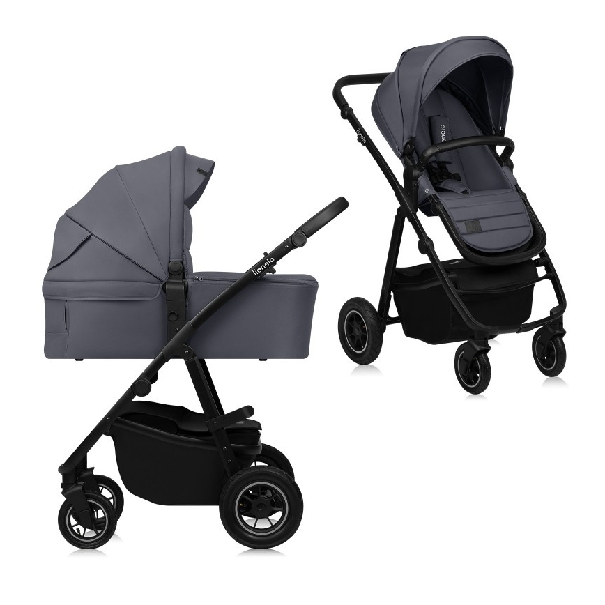 Lionelo - AMBER PLUS 2-in-1 Convertible Stroller Grey Graphite