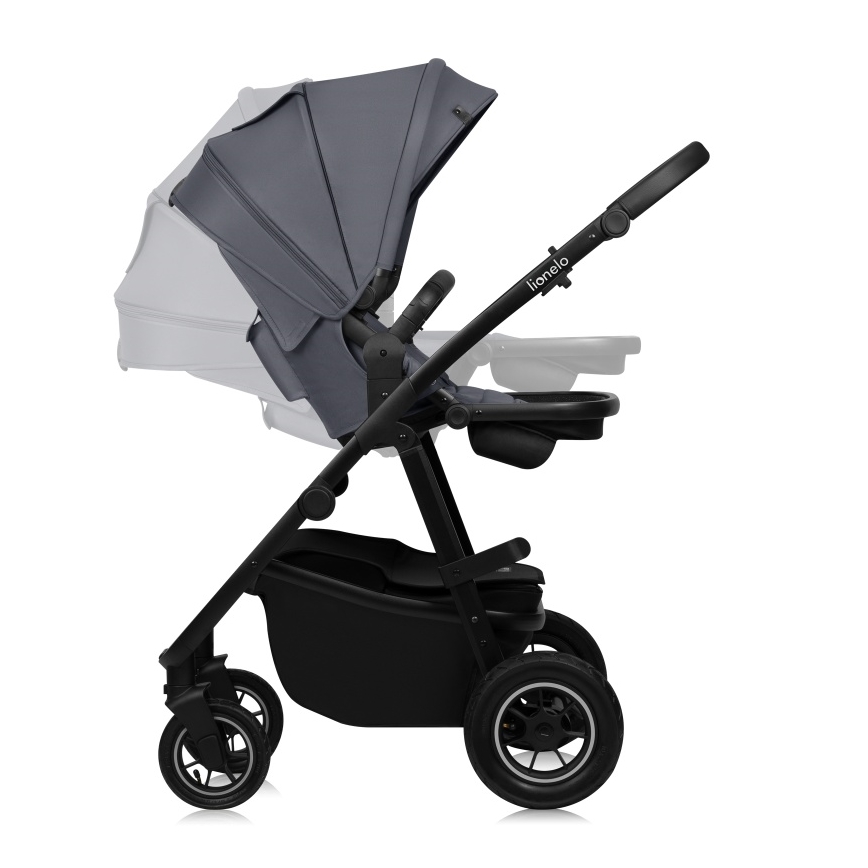 Lionelo - AMBER PLUS 2-in-1 Convertible Stroller Grey Graphite