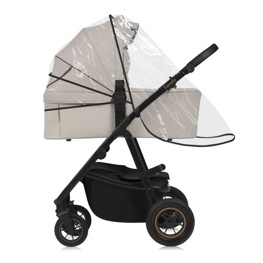 Lionelo - AMBER PLUS 3-in-1 Combination Stroller, Beige Sand