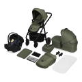 Lionelo - AMBER PLUS 3-in-1 Combination Stroller Green Forest