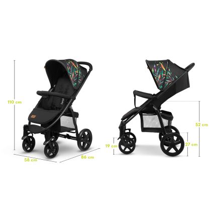 Lionelo - ANNET PLUS Sport Stroller, Black