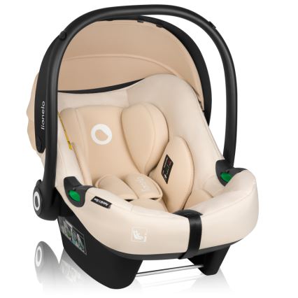 Lionelo - ASTRID SET i-Size 40-87 cm Rotating car seat with base, Beige Sand