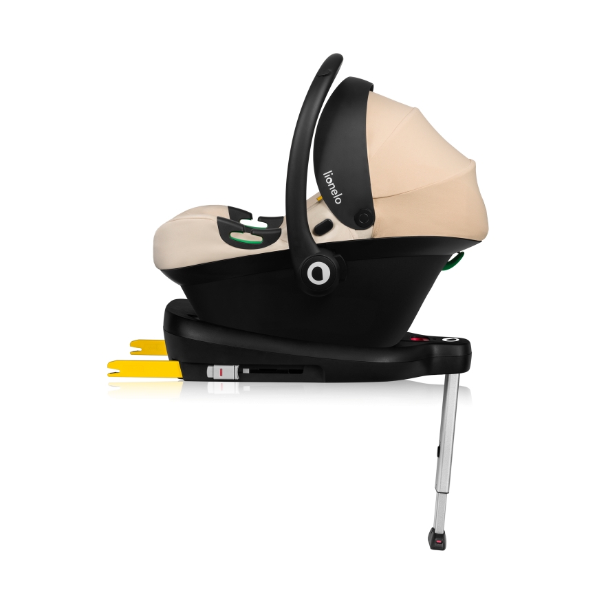Lionelo - ASTRID SET i-Size 40-87 cm Rotating car seat with base, Beige Sand