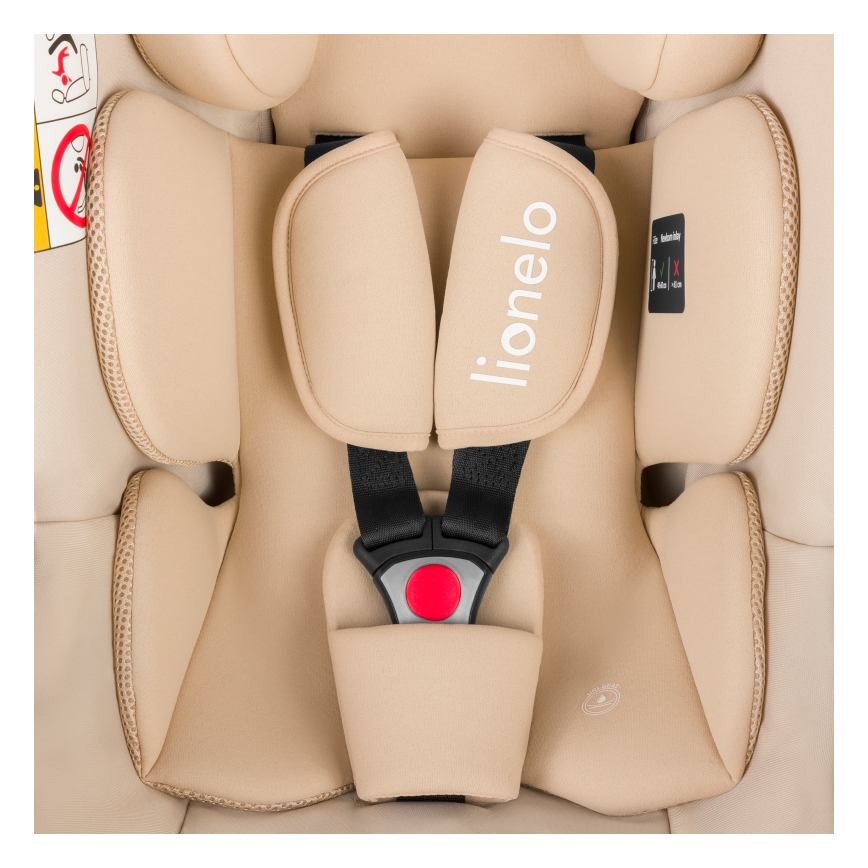 Lionelo - ASTRID SET i-Size 40-87 cm Rotating car seat with base, Beige Sand