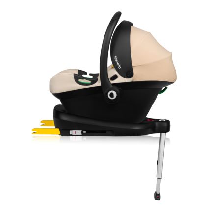 Lionelo - ASTRID SET i-Size Car Seat with Base, 40-87 cm, Beige Sand