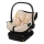 Lionelo - ASTRID SET Rotating i-Size Car Seat with Base, 40–87 cm, Beige Sand