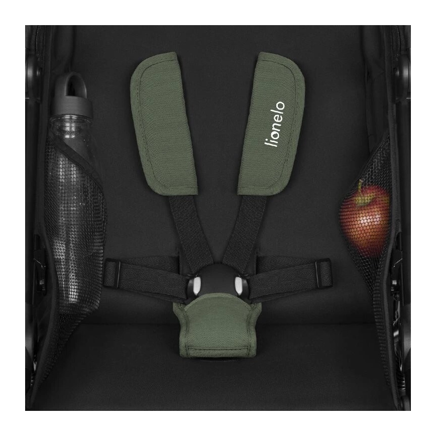 Lionelo - AZURA Sport Stroller Black/Green