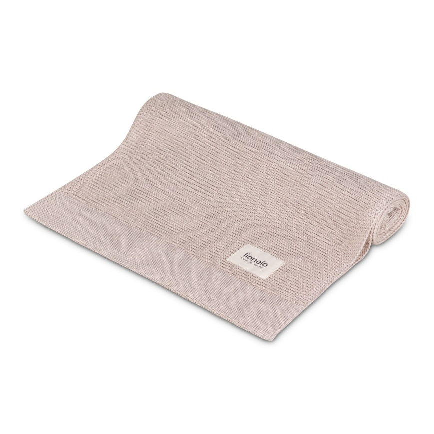 Lionelo - Baby Bamboo Blanket 75 x 100 cm, Beige Sand