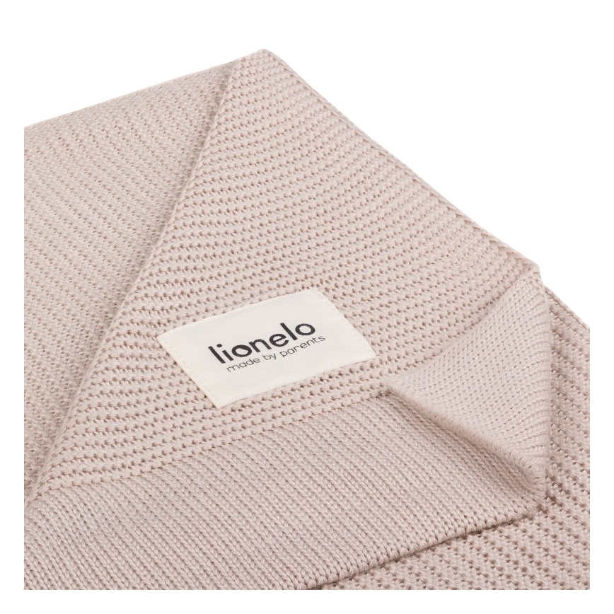 Lionelo - Baby Bamboo Blanket 75 x 100 cm, Beige Sand