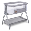 Lionelo - Baby crib 2in1 LUNA grey