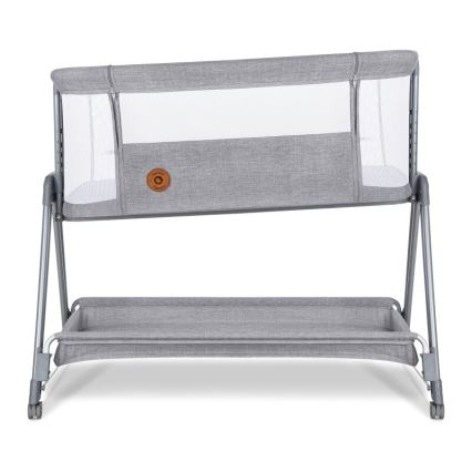 Lionelo - Baby crib 2in1 LUNA grey