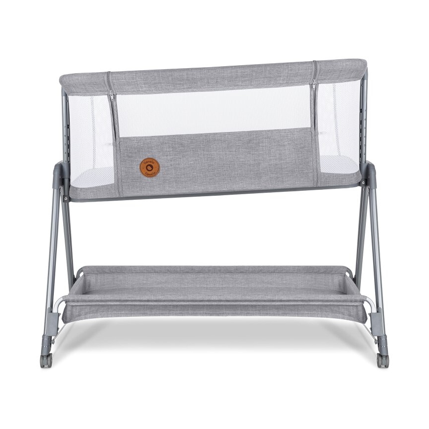 Lionelo - Baby crib 2in1 LUNA grey