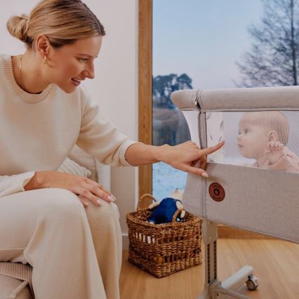Lionelo - Baby crib 3in1 AURORA beige