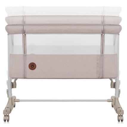 Lionelo - Baby crib 3in1 AURORA beige