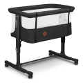 Lionelo - Baby crib 3in1 AURORA black
