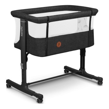Lionelo - Baby crib 3in1 AURORA black