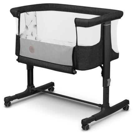 Lionelo - Baby crib 3in1 AURORA black