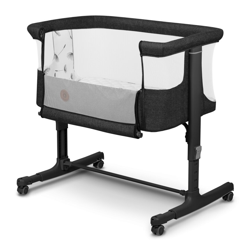 Lionelo - Baby crib 3in1 AURORA black