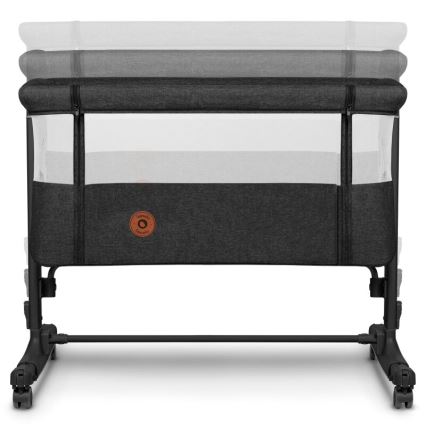 Lionelo - Baby crib 3in1 AURORA black