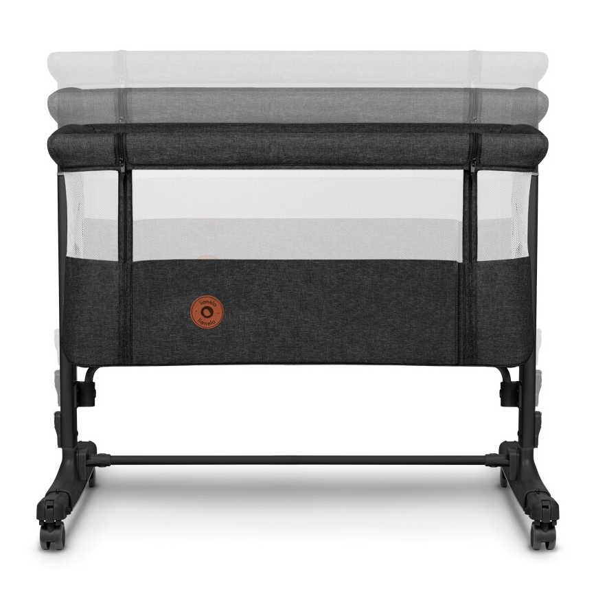 Lionelo - Baby crib 3in1 AURORA black