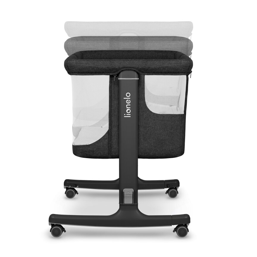 Lionelo - Baby crib 3in1 AURORA black