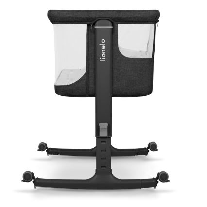 Lionelo - Baby crib 3in1 AURORA black