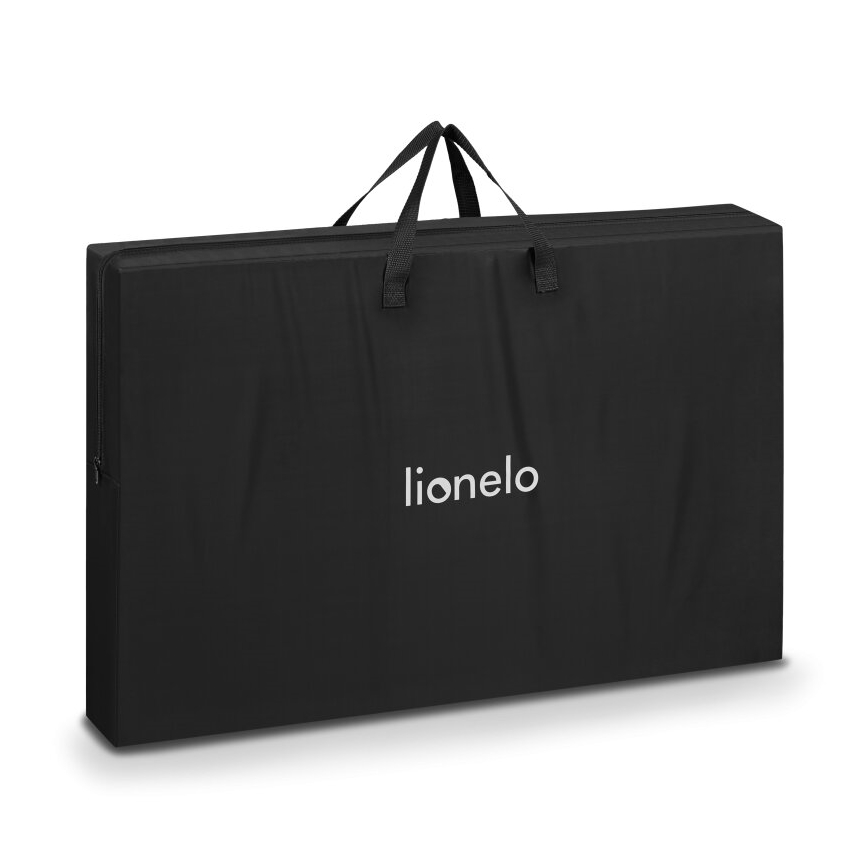 Lionelo - Baby crib 3in1 AURORA black