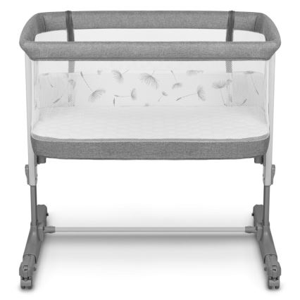 Lionelo - Baby crib 3in1 AURORA dark grey