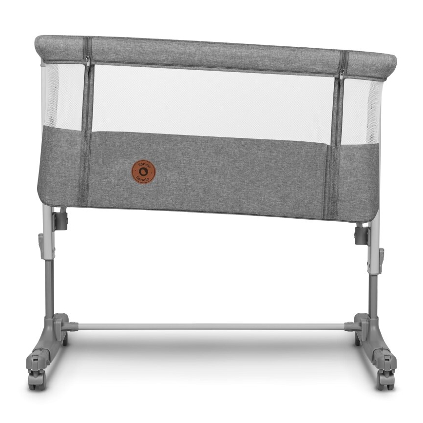 Lionelo - Baby crib 3in1 AURORA dark grey