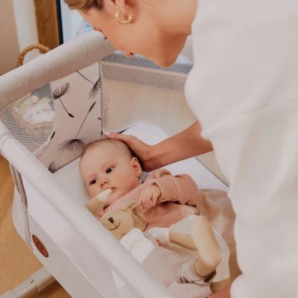 Lionelo - Baby crib 3in1 AURORA grey