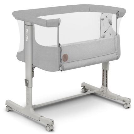 Lionelo - Baby crib 3in1 AURORA grey