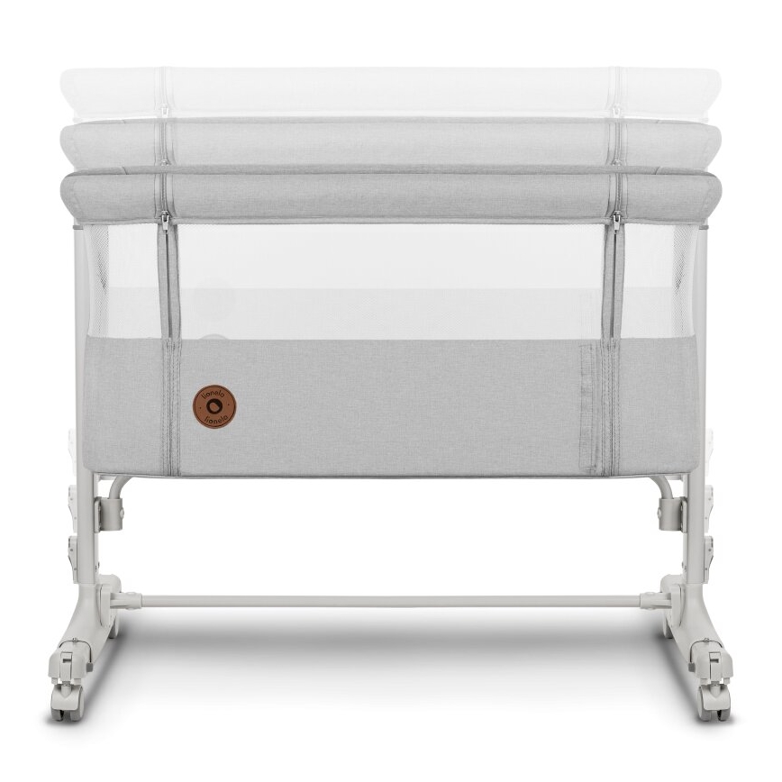 Lionelo - Baby crib 3in1 AURORA grey