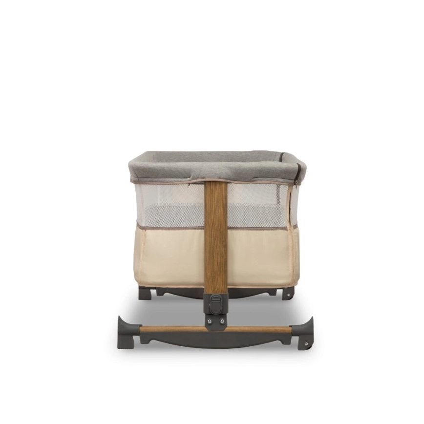 Lionelo - Baby crib 3in1 LEONIE grey/beige