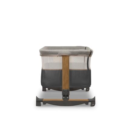Lionelo - Baby crib 3in1 LEONIE grey/black