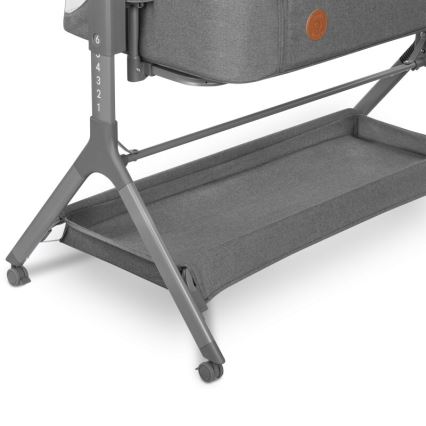 Lionelo - Baby crib 3in1 LEONIE PLUS grey
