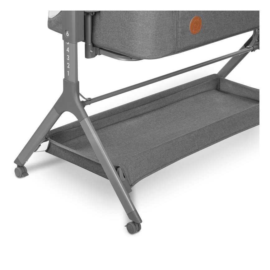 Lionelo - Baby crib 3in1 LEONIE PLUS grey