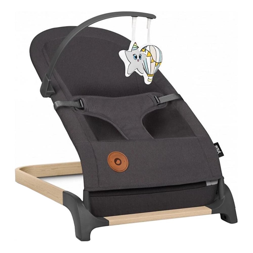 Lionelo - Baby rocker JUNE anthracite