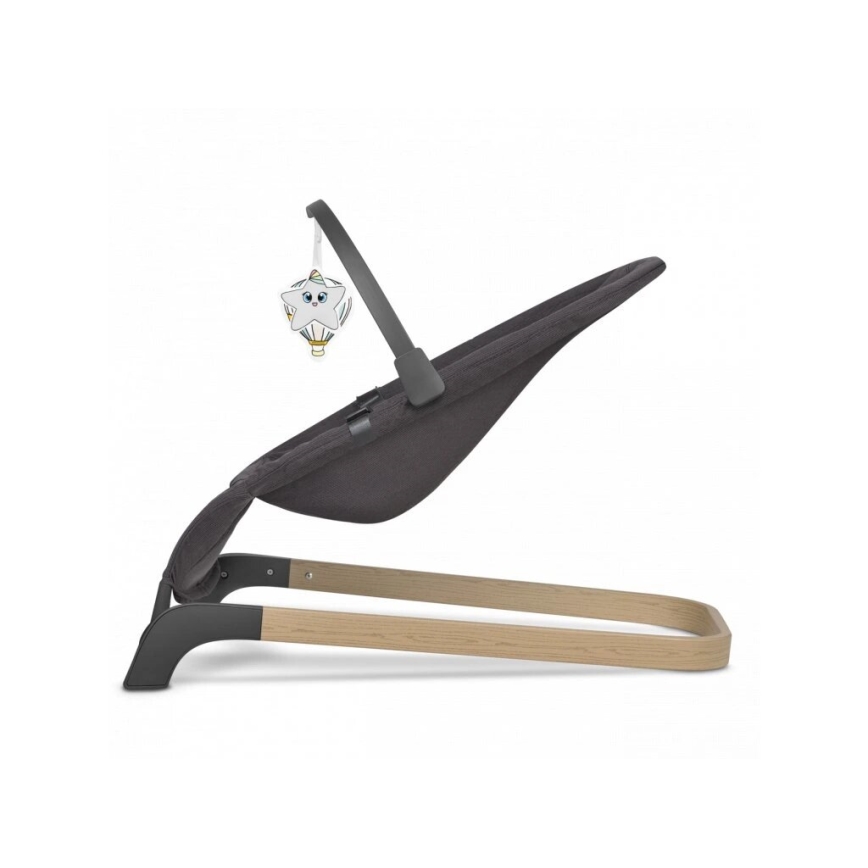 Lionelo - Baby rocker JUNE anthracite