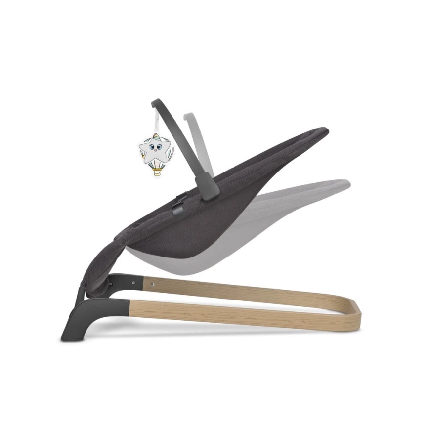 Lionelo - Baby rocker JUNE anthracite