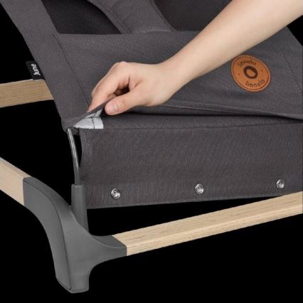 Lionelo - Baby rocker JUNE anthracite