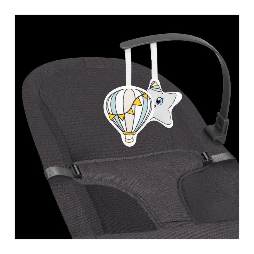 Lionelo - Baby rocker JUNE anthracite