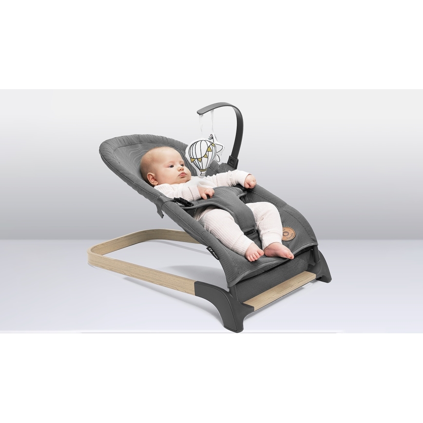 Lionelo - Baby rocker JUNE grey