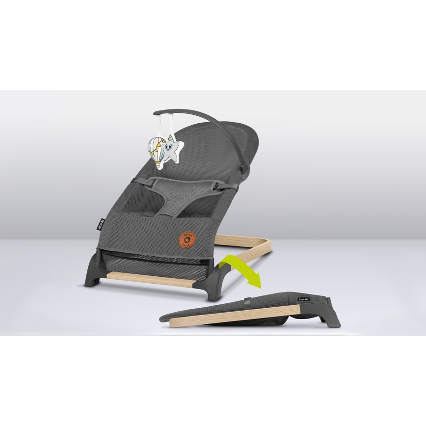Lionelo - Baby rocker JUNE grey