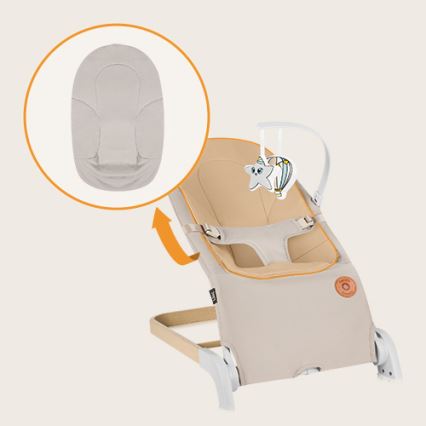 Lionelo - Baby rocker LILAC beige